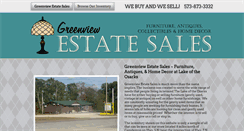 Desktop Screenshot of greenviewestatesales.com